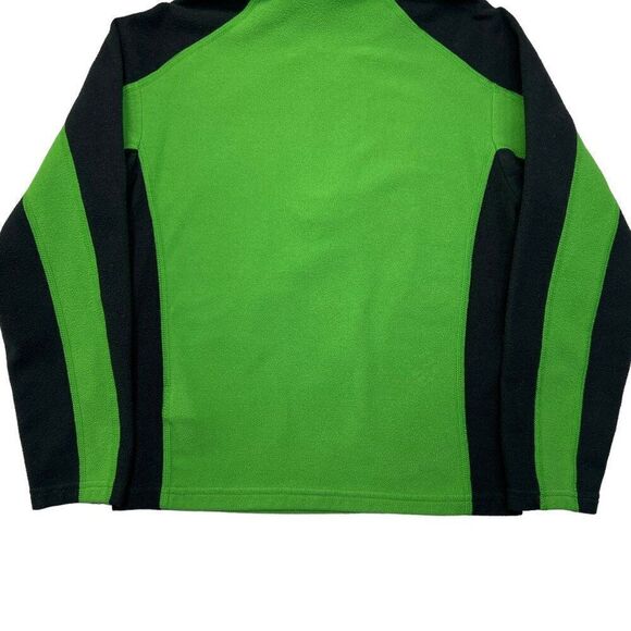 The North Face 1/4 Zip Sweater Boy's Size Small Green Glacier Fleece Pullover - Picture 7 of 11